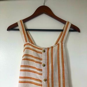 Striped cotton dress